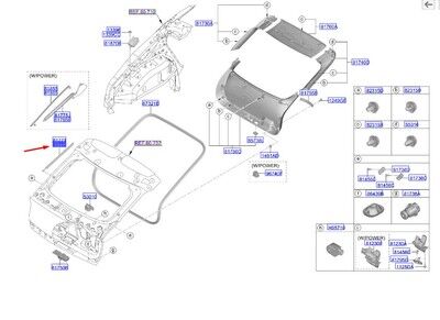 BAGAJ KAPI AMORTISOR-SAG 81841CV000