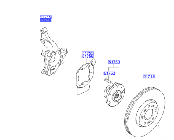 ON AKS-TASIYICISI SAG 51716A6000
