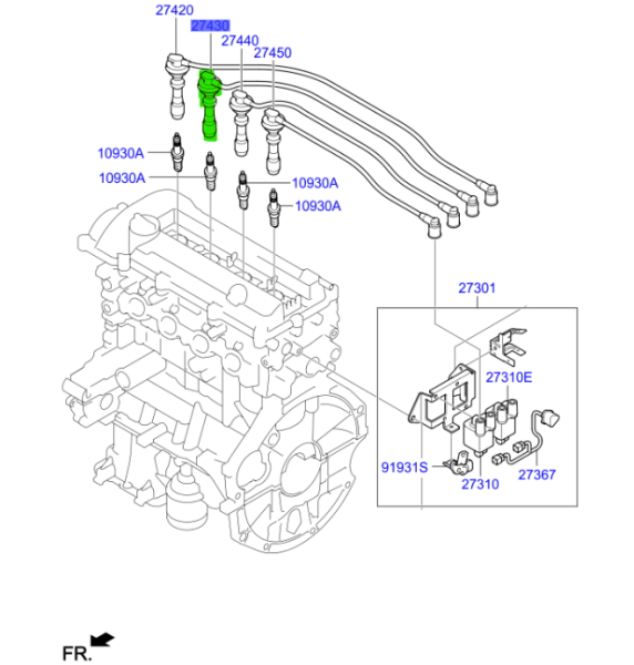 BUJI KABLOSU NO.2 2743003100