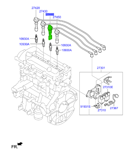 BUJI KABLOSU NO.3 2744003100
