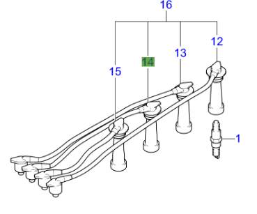 BUJI KABLOSU NO.3   2744026700