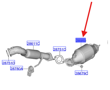 Katalitik Konvertor 289G02M705