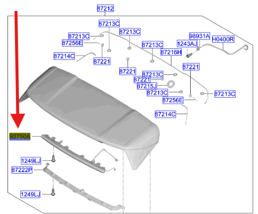 STOP LAMBASI 92700EV000