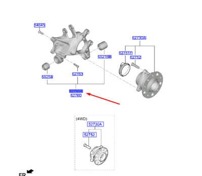 Arka Taşıyıcı Sol 52710N7150