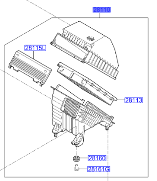 Hava Fıltre Kazan 28110D3100