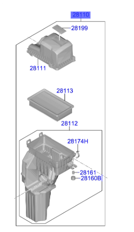 HAVA FILTRE 28110H8200