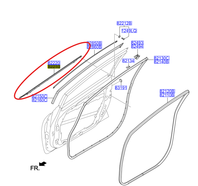 ON KAPI CAM CITASI DIS SOL 82210A2012