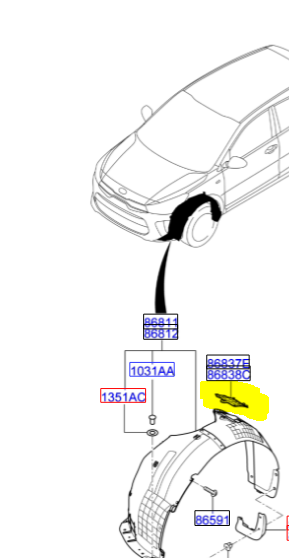 HIZ SENSORU KAPAGI SOL 86837H8400