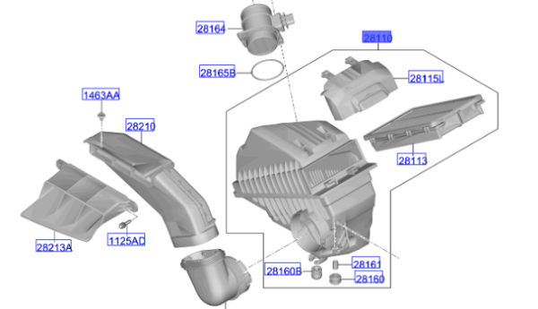 Hava Fıltre Kazan 28110N9700