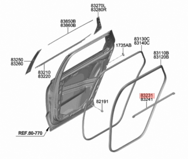 ON KAPI CAM FITILI IC SOL 82231H8000