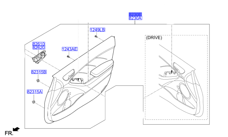 ON KAPI BAKALITI SOL 82305A7500D5E
