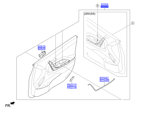 ON KAPI DOSEMESI SOL 82307A2060DEK