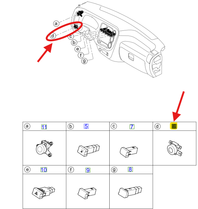FAR AYAR DUGMESI 933704E000