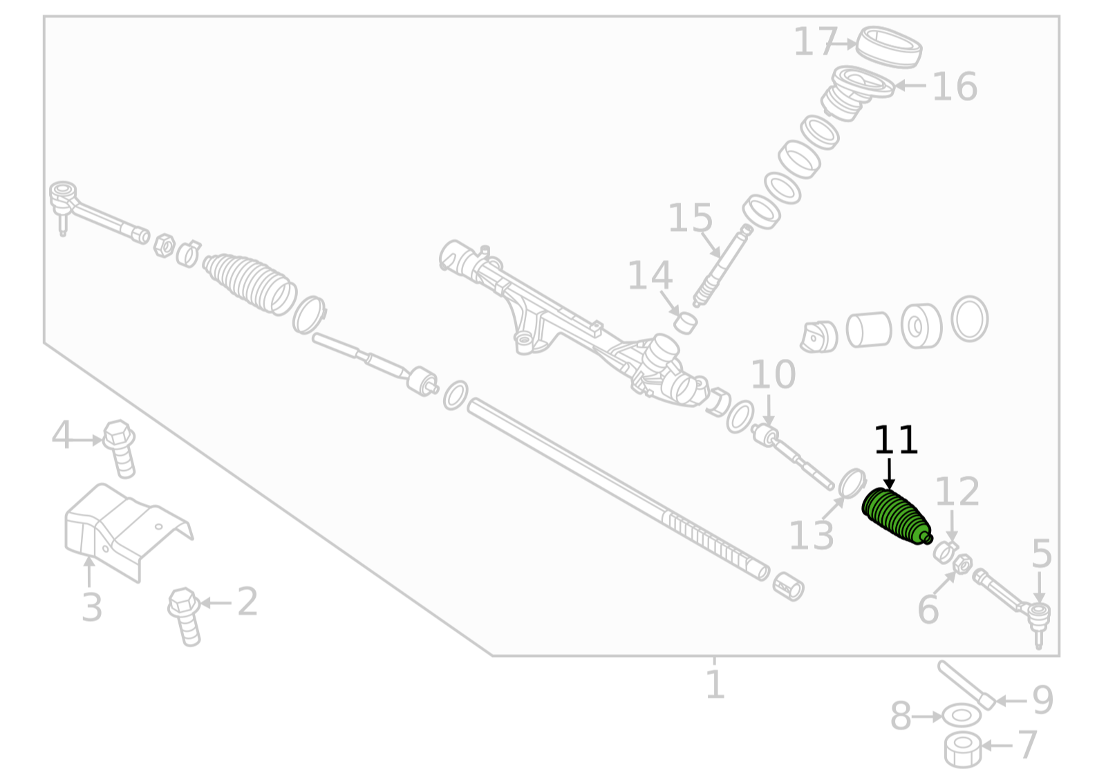 Direksiyon Rot Körük 56528N9000