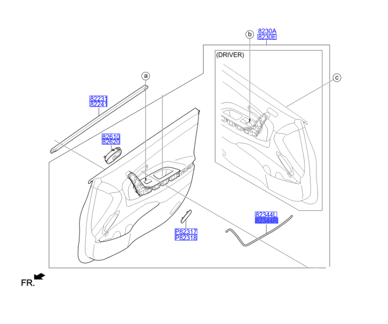 SAG KAPI IC NIKELAJI 82345A2000
