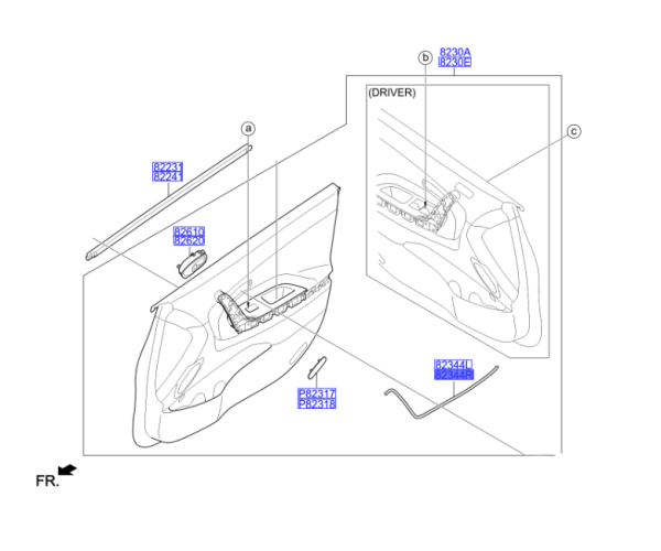 SAG KAPI IC NIKELAJI 82345A2000