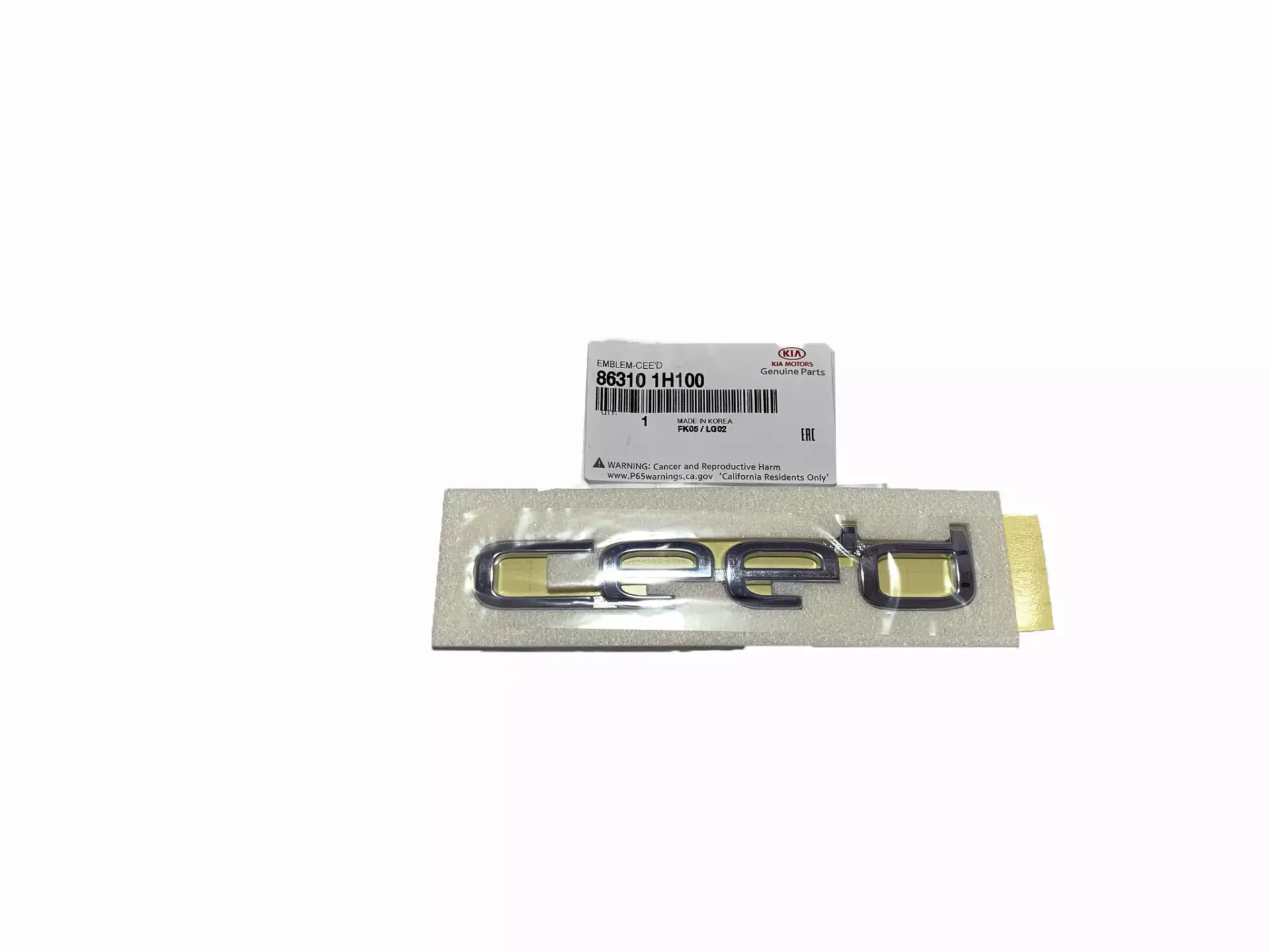 Amblem Ceed 863101H100