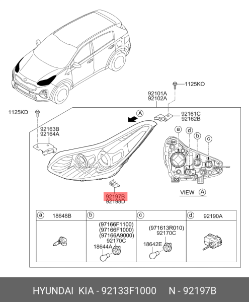 FAR BRAKETII SOL 92133F1000