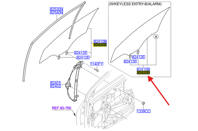 ON KAPI CAMI SAG 824201Y010