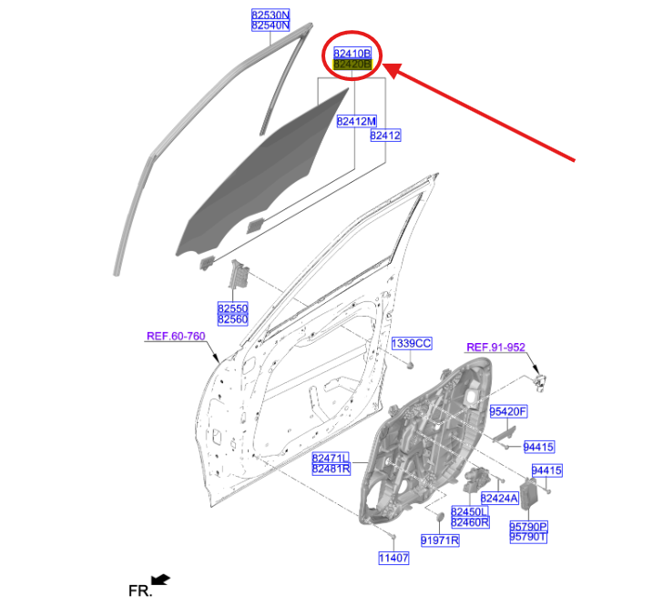 ON KAPI CAMI SAG 82420DO010