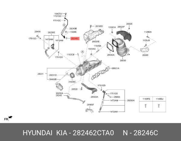CONTA-T/C YAG BESLEME 282462CTA0