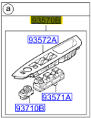 Otomatık Cam  Dugmesı 935702P300J7