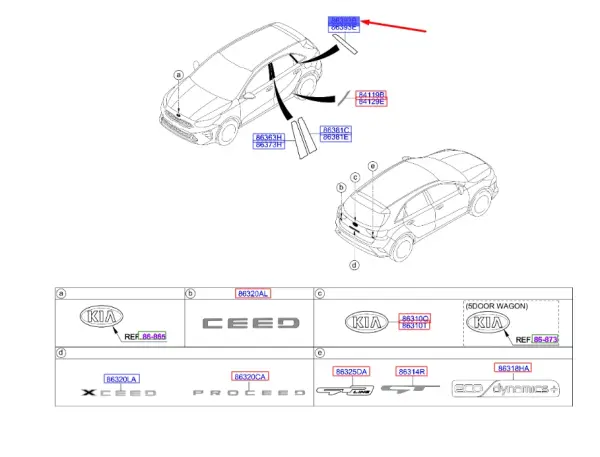 ARKA KAPI ARKA SAG SIYAH BAND 77523J7850