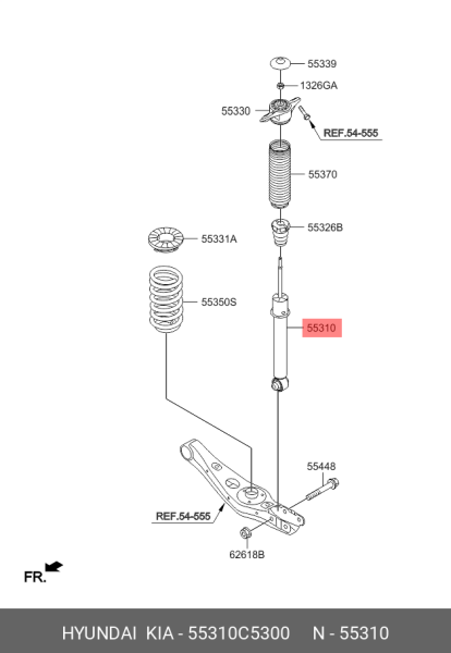 Sorento Arka Amortısor 55310C5300