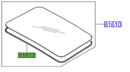Sunroof Cam Fıtılı 816133E010
