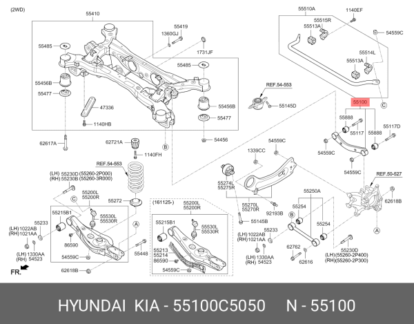 Sorento Suspansıyon Ust Burc 55100C5050