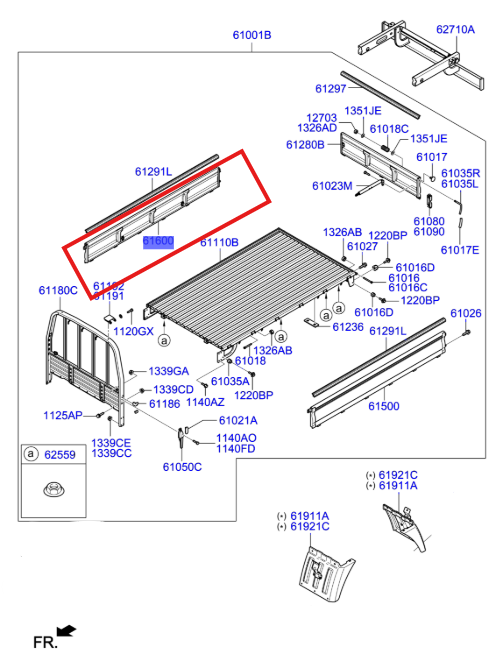 KASA YAN KAPAK SAG 612604E302