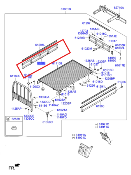 KASA YAN KAPAK SAG 612604E302