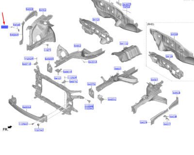ON CAMURLUK BRAKETI 64587A7000