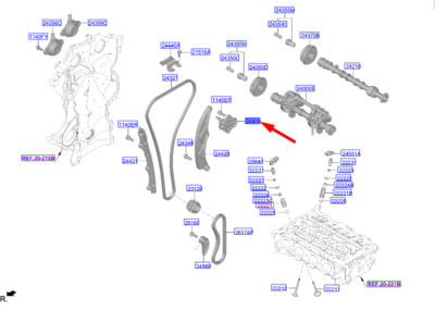 Eksantrik Kayış Gergisi 244102M803