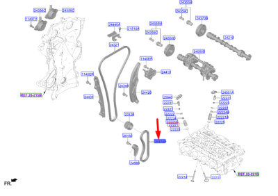 Yağ Pompa Zinciri 243222M800
