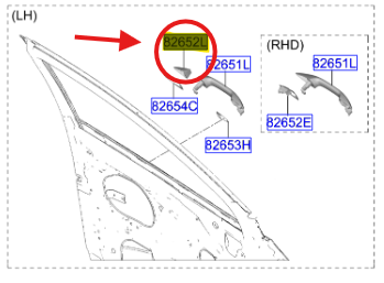 KAPAK ON KAPI TUTACAK SOL 82652R2000
