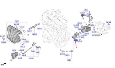 Valf Egr 2845008HA0