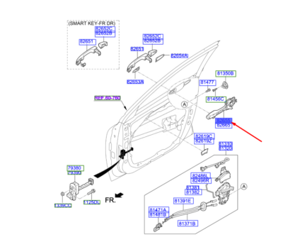 ON KAPI DIS ACMA KOLU SOL 82655G5000