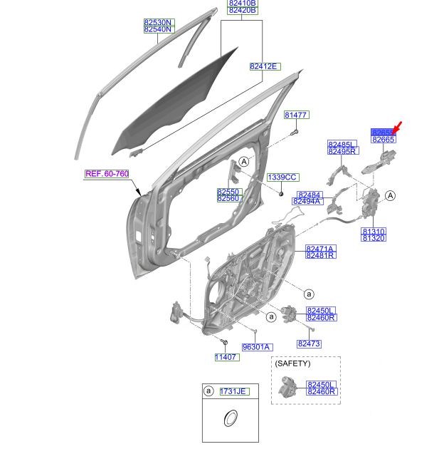 ON KAPI DIS ACMA KOLU SOL 82655J7000