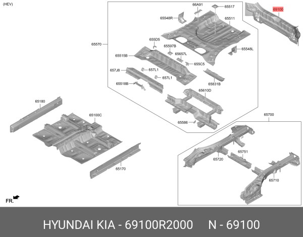 Arka Panel 69100R2000