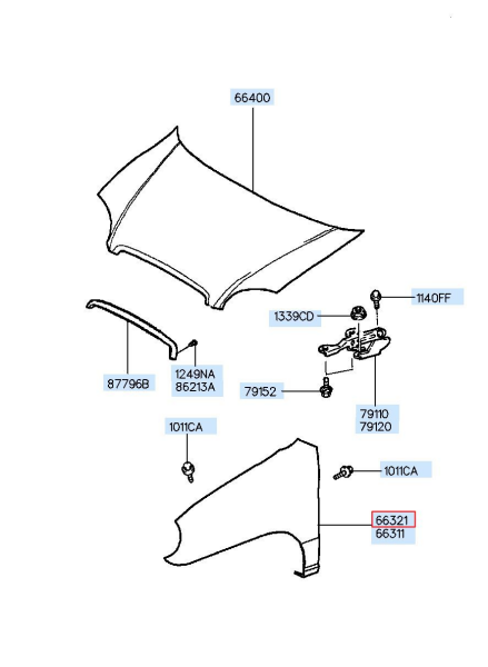 Sorento Camurluk Sol 66311C5000