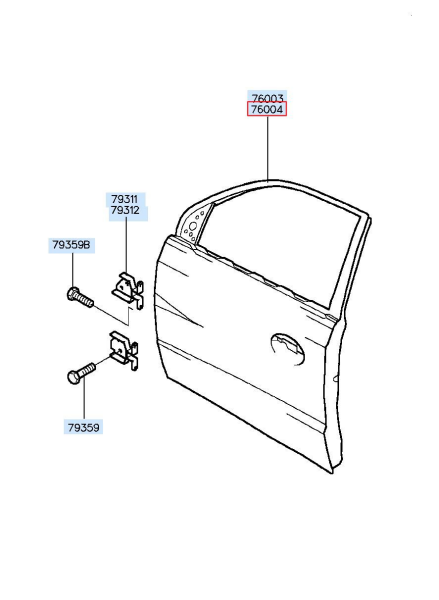 SORENTO KAPI ON SAG 76004C5000