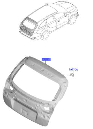 ARKA BAGAJ 73700J7800