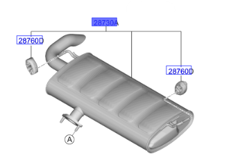 Eksoz Arka Susturucu 28710CJ540