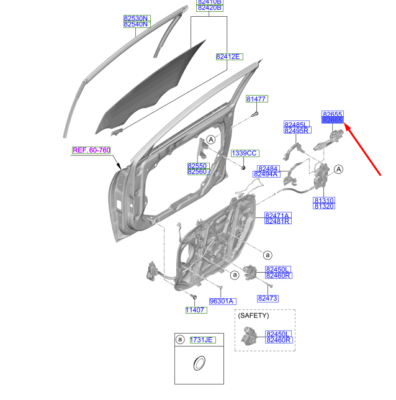 ON KAPI DIS PLASTIGI 82665J7200