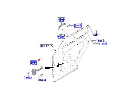 ARKA KAPI ACMA GERGISI SOL 77980P1000