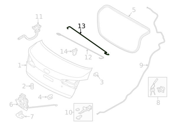 BAGAJ KAPUT DENGE CUB. SOL 79273A7010