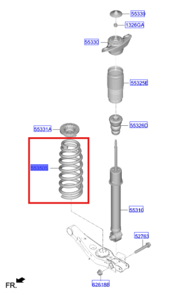 Arka Amortisör Kulesi 55330R2CA0