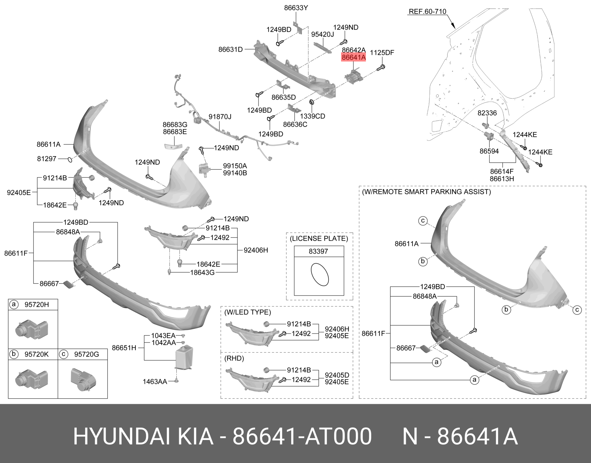 ARKA TAMPON MONTAJ SACI SOL  86641AT000
