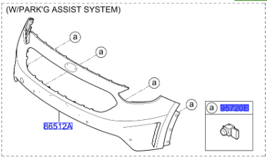 FBWS SENSORU 95720F2000C3U